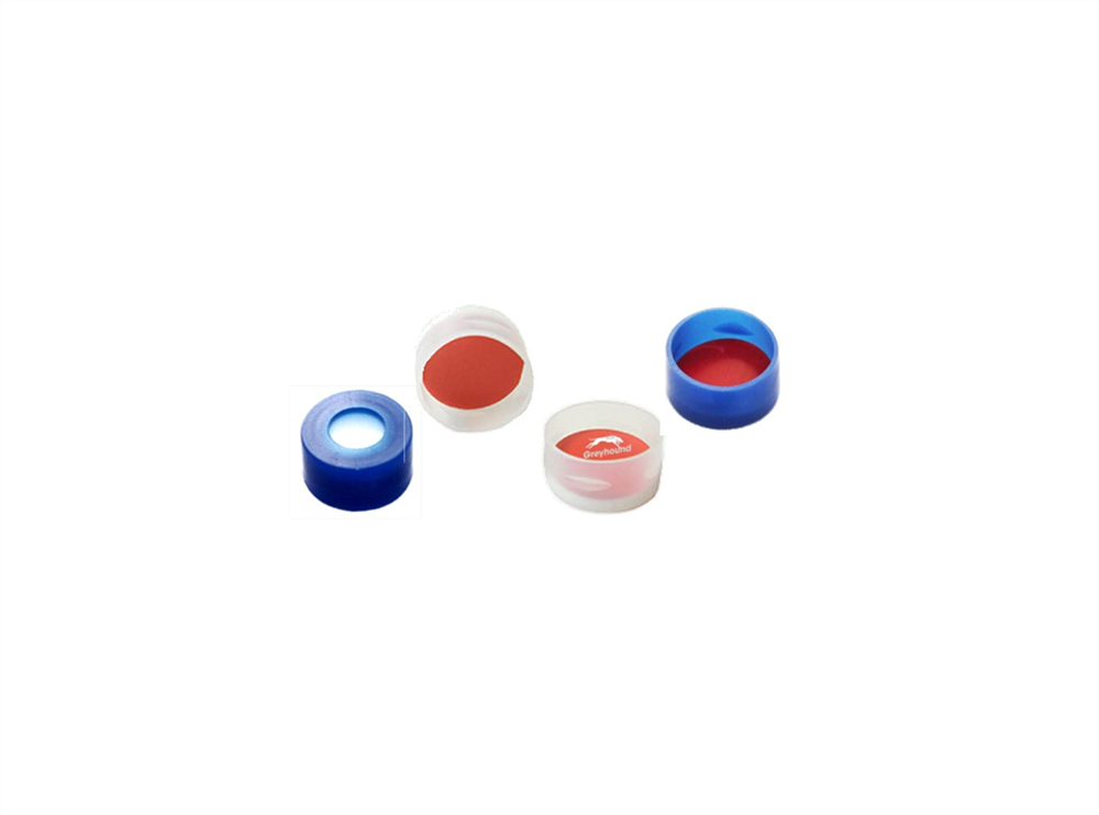 Picture of 11mm Snap Cap Clear Polyethylene with Clear PTFE/Natural Rubber Septa, 1mm, (Shore A 60)